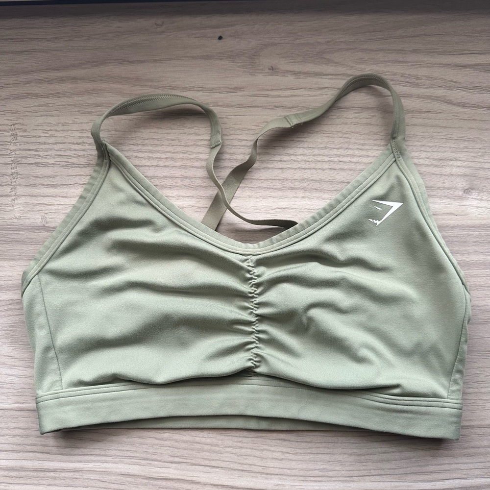 Gymshark Olive Green Sports Bra